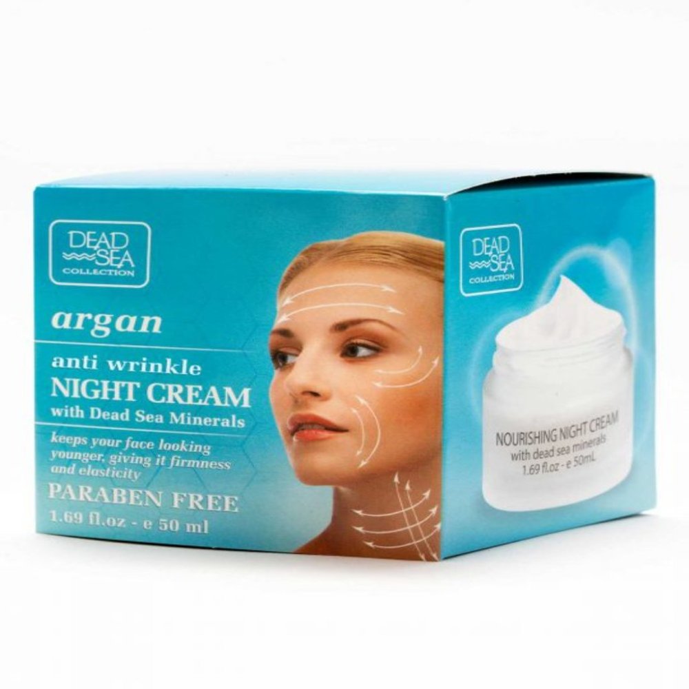 Argan Dead Sea Anti Wrinkle Night Cream NEW